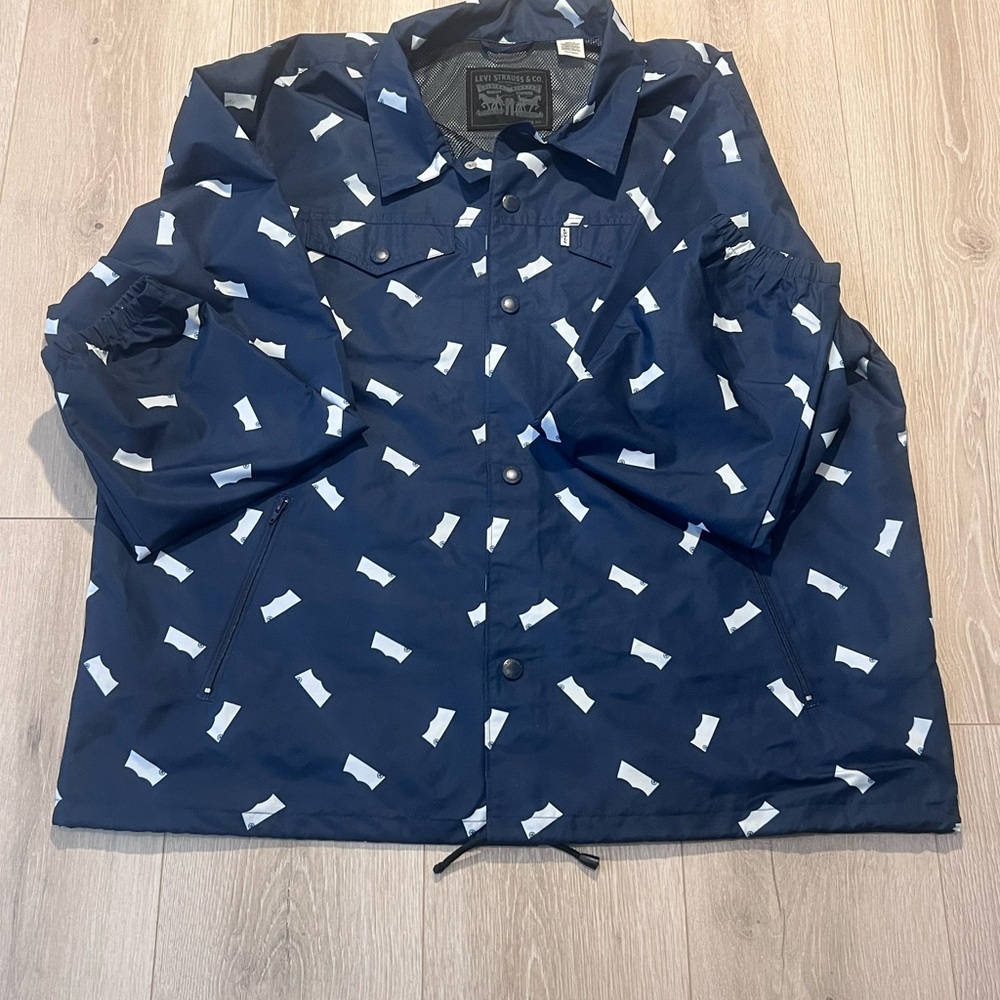 Levi's Blue Jacket with White Details
